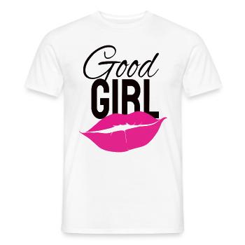 Good Girl - Männer T-Shirt - Weiß - Vorne - AI Model Male 178 dark (178cm)