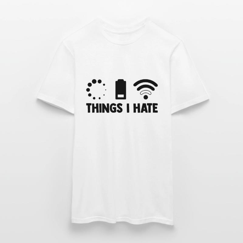 Things I Hate Programmer Coder Coding Developer So Männer T-Shirt