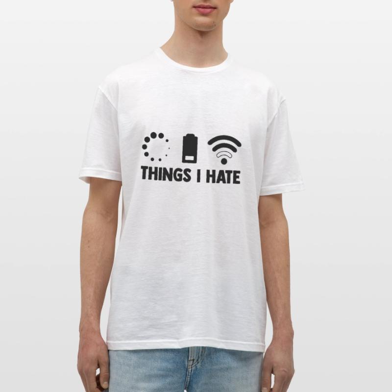Things I Hate Programmer Coder Coding Developer So Männer T-Shirt