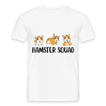 Hamster Squad Animal Lover Pet Owner Rodents Hamst - Männer T-Shirt - Weiß - Vorne - AI Model Male 178 dark (178cm)