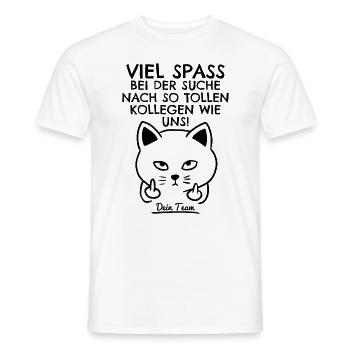 Abschiedsgeschenk Abschied Kollege Jobwechsel Job - Männer T-Shirt - Weiß - Vorne - AI Model Male 178 dark (178cm)