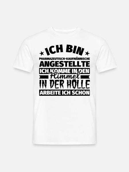 Pharmazeutisch-kaufmännische Angestellte Geschenk - Männer T-Shirt - Weiß