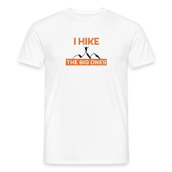 Je fais de la randonnée dans les grands - T-shirt homme - blanc - Devant - AI Model Male 178 dark (178cm)