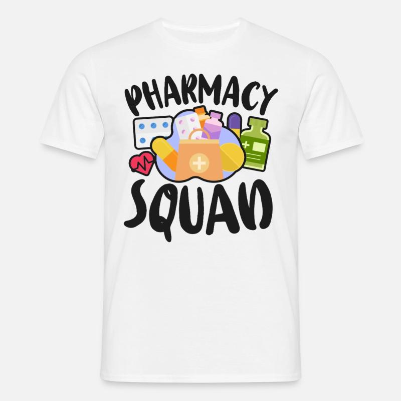 Pharmacy Tech Technician - Männer T-Shirt - Weiß
