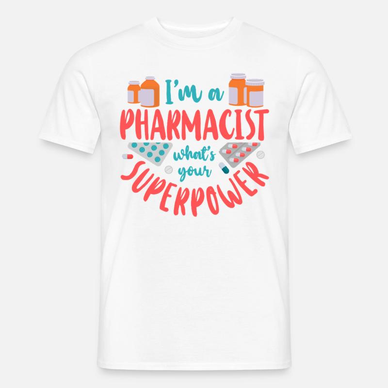Pharmacy Tech Technician - Men’s T-shirt - white
