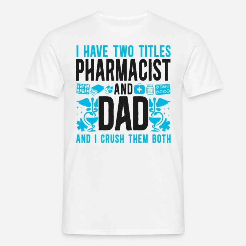 Pharmacy Tech Technician - Men's T-Shirt - white