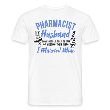 Pharmacy Tech Technician - Men's T-Shirt - white - Front - AI Model Male 178 dark (178cm)