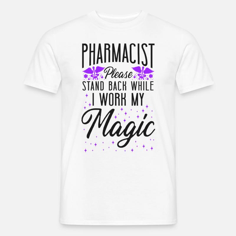 Pharmacy Tech Technician - Men’s T-shirt - white