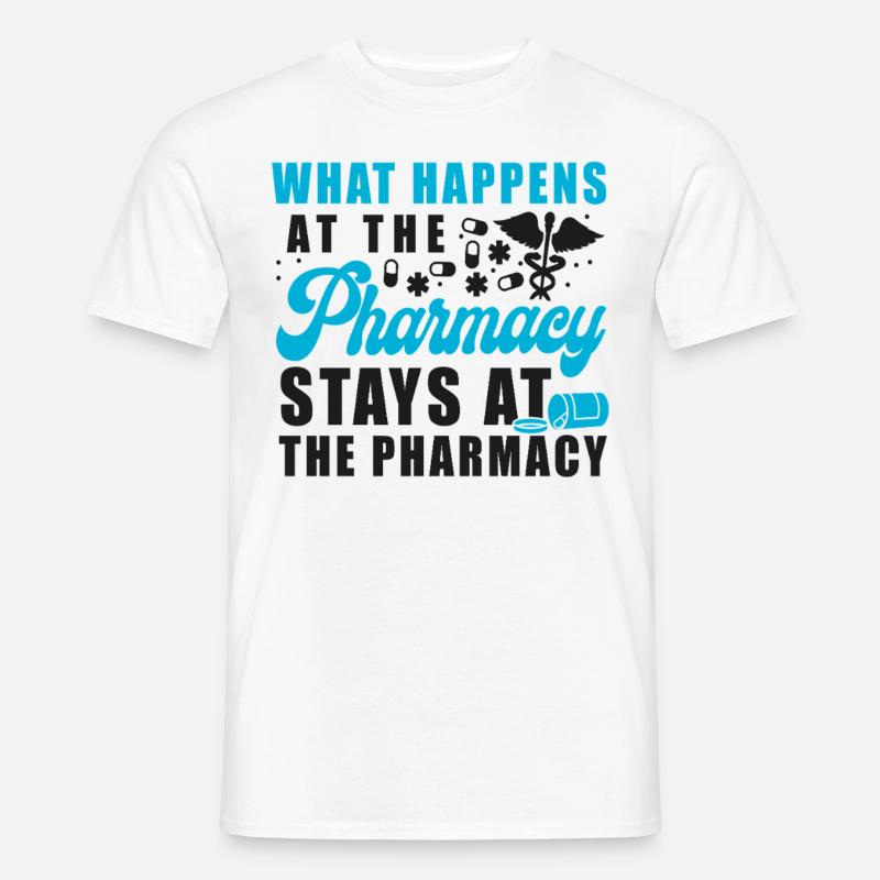 Pharmacy Tech Technician - Men’s T-shirt - white