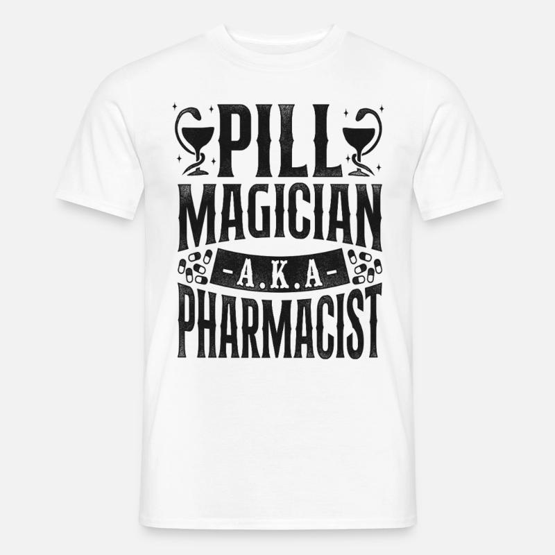 Pharmacy Tech Technician - Männer T-Shirt - Weiß