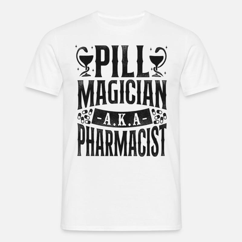 Pharmacy Tech Technician - Men's T-Shirt - white