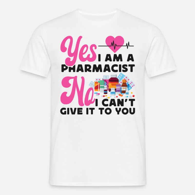 Pharmacy Tech Technician - Men's T-Shirt - white