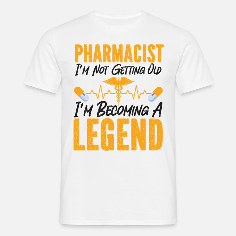 Pharmacy Tech Technician - Männer T-Shirt - Weiß