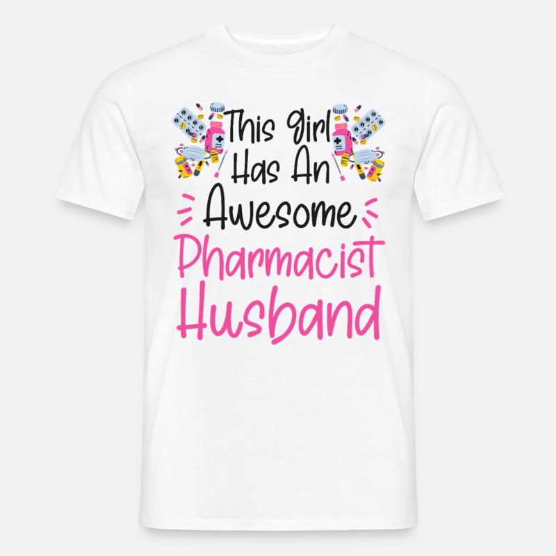 Pharmacy Tech Technician - Men’s T-shirt - white