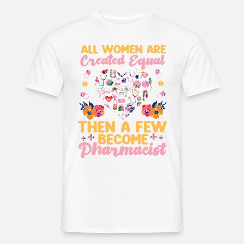 Pharmacy Tech Technician - Men’s T-shirt - white