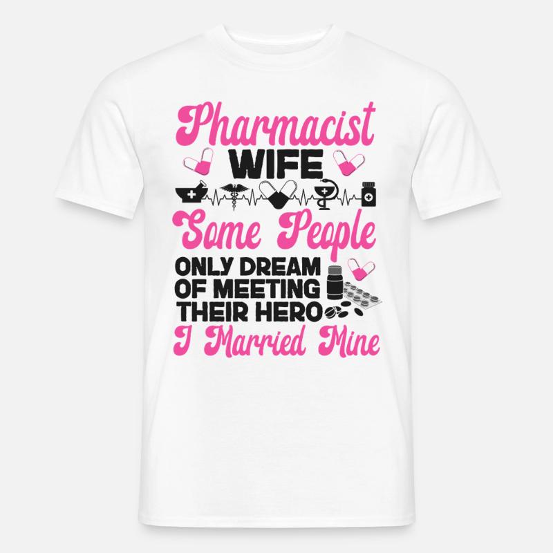 Pharmacy Tech Technician - Men’s T-shirt - white