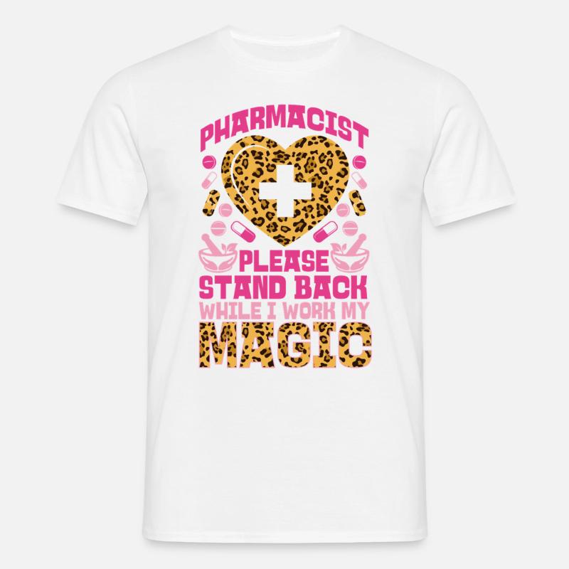 Pharmacy Tech Technician - Männer T-Shirt - Weiß