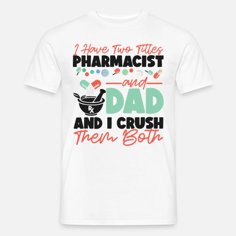 Pharmacy Tech Technician - Männer T-Shirt - Weiß