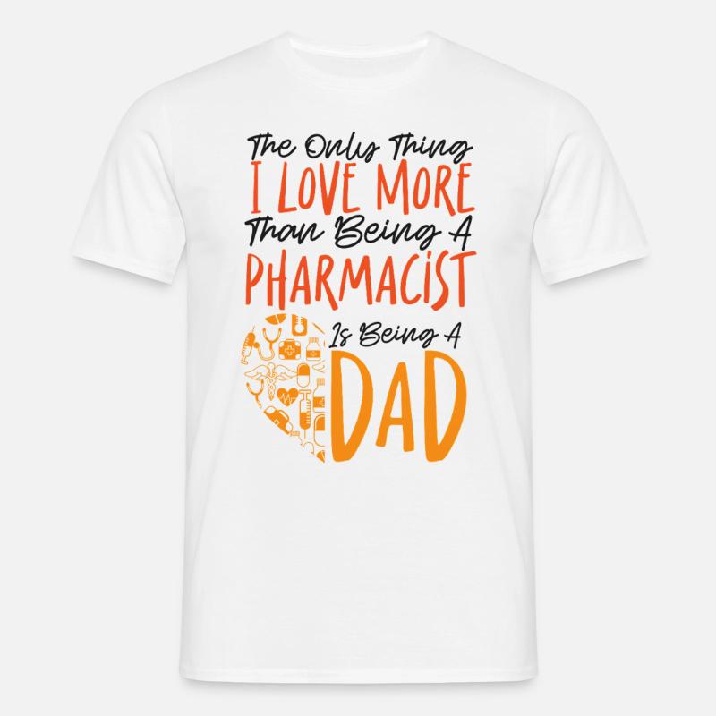 Pharmacy Tech Technician - Männer T-Shirt - Weiß