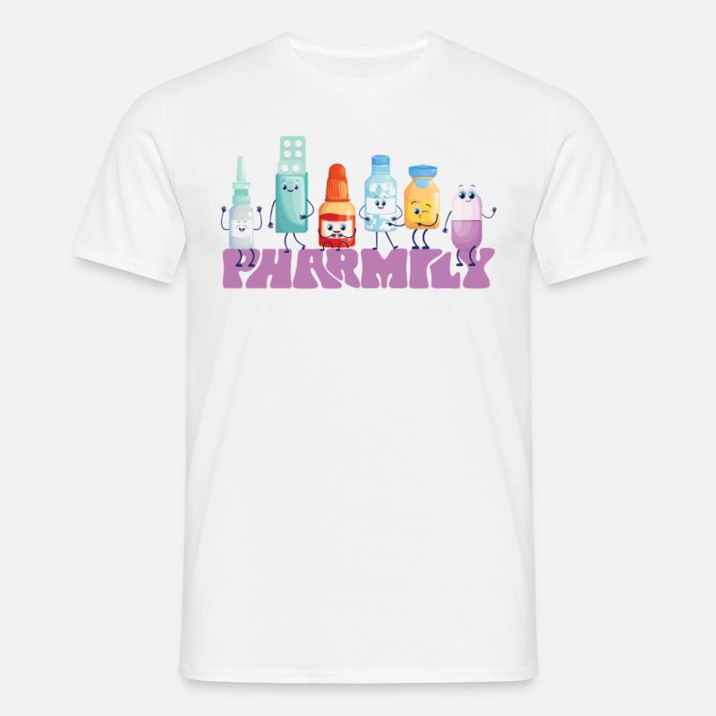 Pharmacy Tech Technician - Männer T-Shirt - Weiß