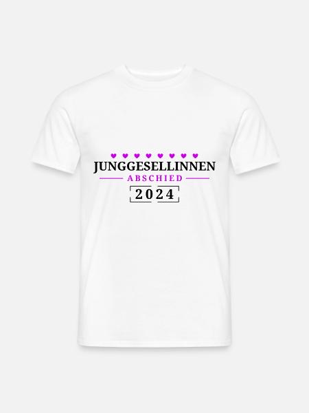 Jga 2024 Junggesellinnenabschied - Männer T-Shirt - Weiß