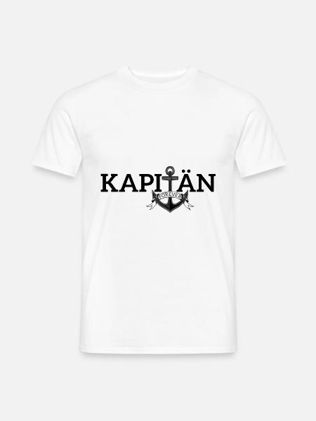 segeln Kapitaen forever Hobby Geschenk Idee - Männer T-Shirt - Weiß