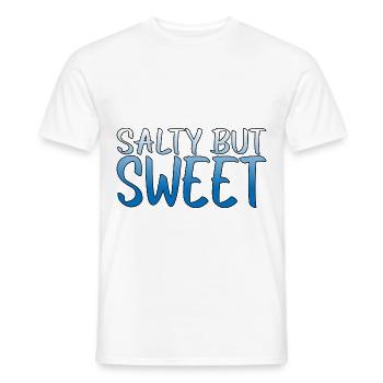Salty But Sweet 10 - Männer T-Shirt - Weiß - Vorne - AI Model Male 178 dark (178cm)