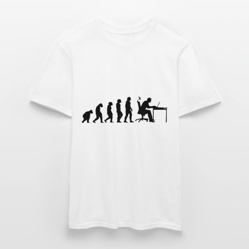 Evolution Of Man Coding Software Developer Program Männer T-Shirt