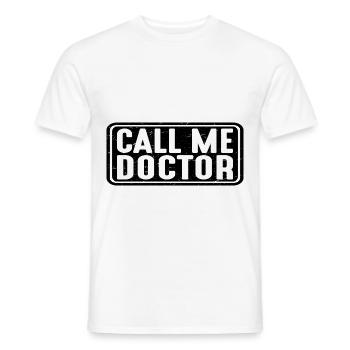 Appelez-moi Docteur 16 - T-shirt homme - blanc - Devant - AI Model Male 178 dark (178cm)