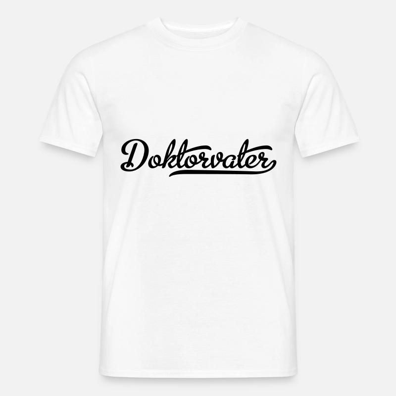 doktorvater - Männer T-Shirt - Weiß