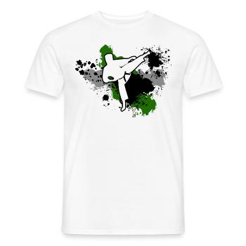 Karaté Temps Libre Cadeau Karatéka Sport de Combat - T-shirt homme - blanc - Devant - AI Model Male 178 dark (178cm)