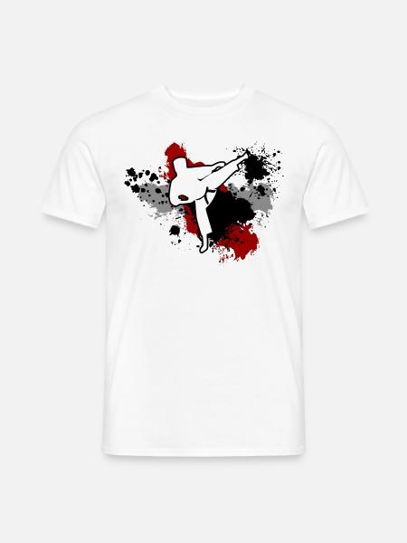 Karaté Temps Libre Cadeau Karatéka Sport de Combat - Mænd T-shirt - hvid