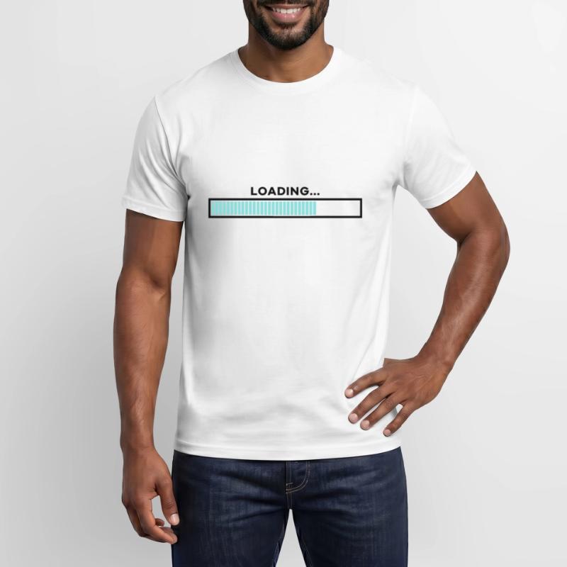 Loading bar customizable Men’s T-shirt