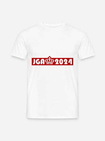 Junggesellenabschied Jga 2024 - Männer T-Shirt - Weiß