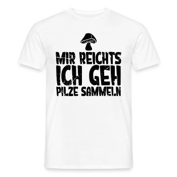 Pilzsammler Pilz Sucher - Männer T-Shirt - Weiß - Vorne - AI Model Male 178 dark (178cm)