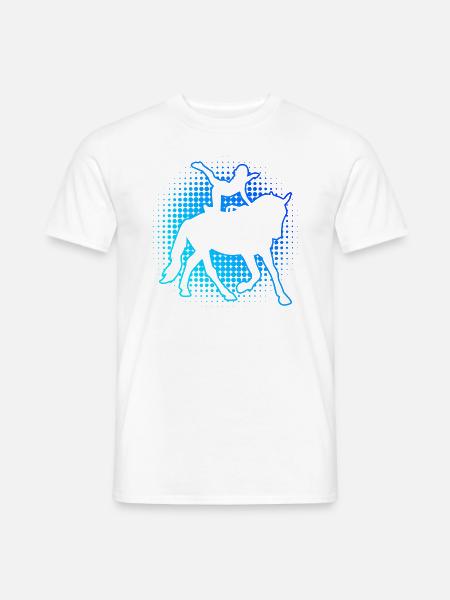 Herren Pferdeperformance Körperbeherrschung - Männer T-Shirt - Weiß