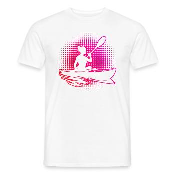 Kayak Femme Canoë Kayak Kayak Hommes - T-shirt homme - blanc - Devant - AI Model Male 178 dark (178cm)
