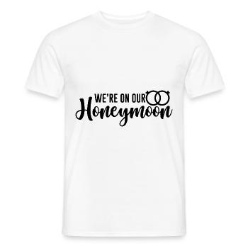 Nous sommes en lune de miel 2 - T-shirt homme - blanc - Devant - AI Model Male 178 dark (178cm)
