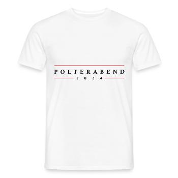 Polterabend 2024 - Männer T-Shirt - Weiß - Vorne - AI Model Male 178 dark (178cm)