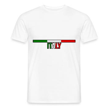 Italia Italiener Italienisch Italien - Männer T-Shirt - Weiß - Vorne - AI Model Male 178 dark (178cm)