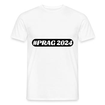 Prague 2024 - T-shirt homme - blanc - Devant - AI Model Male 178 dark (178cm)