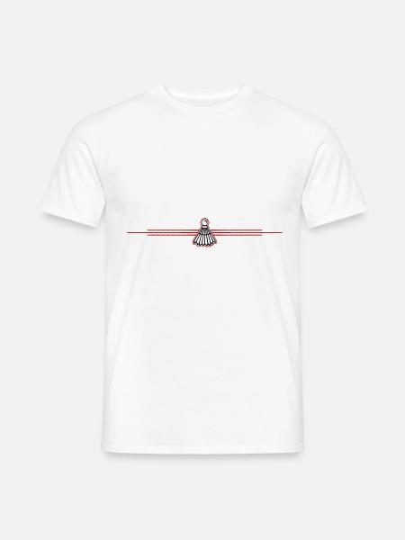Badminton Line - Men's T-Shirt - white