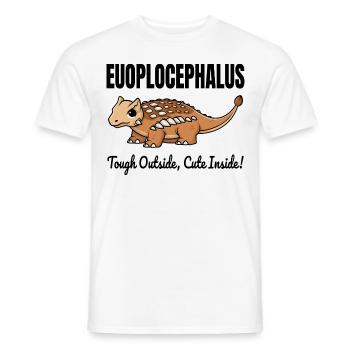 Euoplocephalus Dinosaurier Dino Paläontologe Fossil - Männer T-Shirt - Weiß - Vorne - AI Model Male 178 dark (178cm)