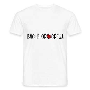 Équipage de célibataire - T-shirt homme - blanc - Devant - AI Model Male 178 dark (178cm)