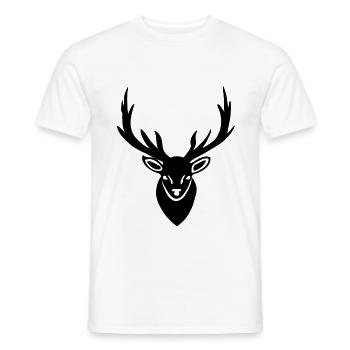 Mountains Alps Mountaineering - Men's T-Shirt - white - Front - AI Model Male 178 dark (178cm)