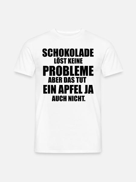 Lustie Sprüche Spruch - Männer T-Shirt - Weiß