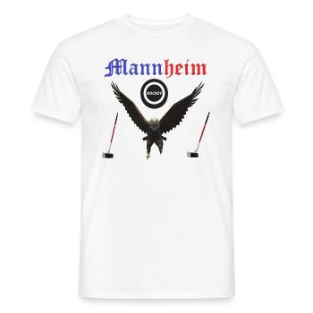 Mannheim Fan Design - Männer T-Shirt - Weiß - Vorne - AI Model Male 178 dark (178cm)