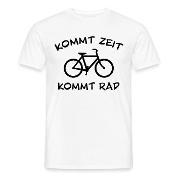 Fahrrad Spruch Humor - Männer T-Shirt - Weiß - Vorne - AI Model Male 178 dark (178cm)