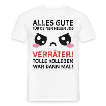 Abschiedsgeschenk Beruf Kollege Kollegin - Männer T-Shirt - Weiß - Vorne - AI Model Male 178 dark (178cm)
