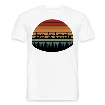 etre gentil - T-shirt homme - blanc - Devant - AI Model Male 178 dark (178cm)